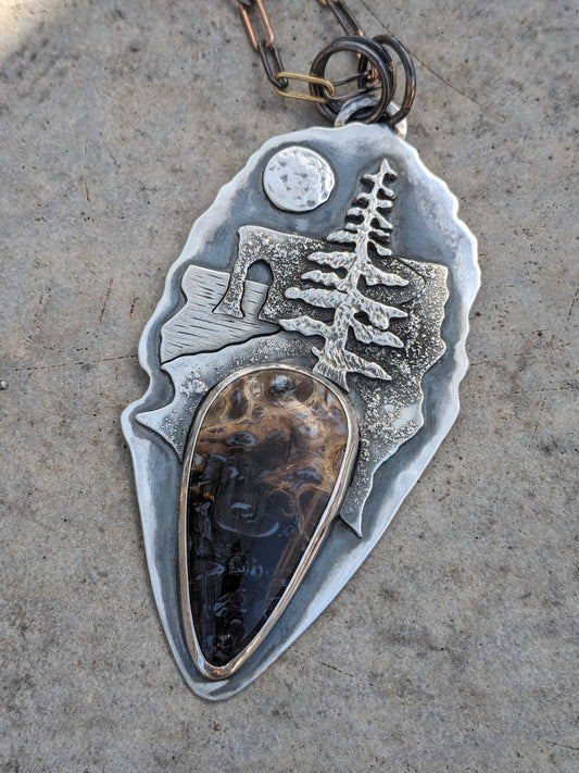 "On the West Coast" pendant